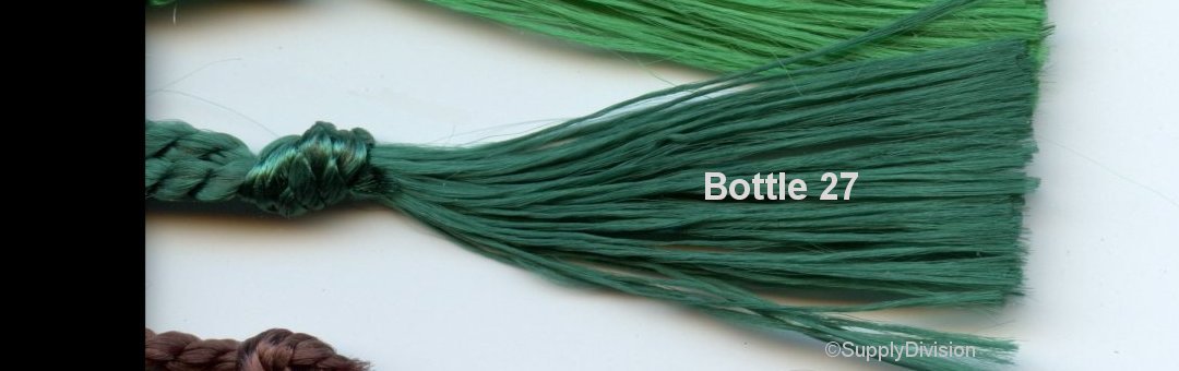 Rayon style Bookmark tassel Bottle Green pack